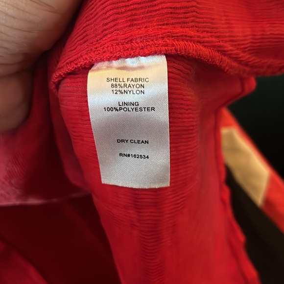 Emily McCarthy Red STELLA DRESS, size L - Picture 10 of 11